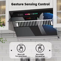 36 In. 900CFM under Cabinet Range Hood in Stainless Steel with Voice/Gesture Sensing/Touch Control and Charcoal Filter
