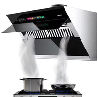 36 In. 900CFM under Cabinet Range Hood in Stainless Steel with Voice/Gesture Sensing/Touch Control and Charcoal Filter